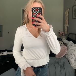 Boohoo Frilly Blouse